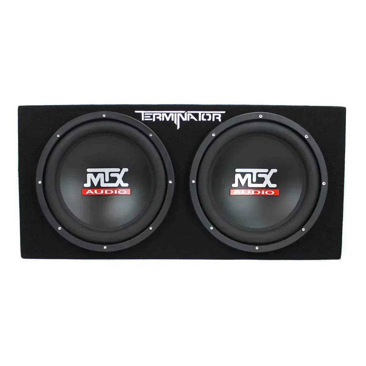 MTX TNE212D 12" Subwoofer (2 Pack) + Monoblock Amplifier (2 Pack) + Amp Wire Kit