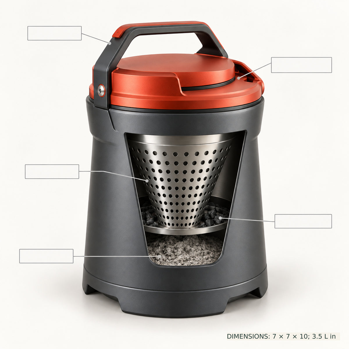 Ash Ledger Canister