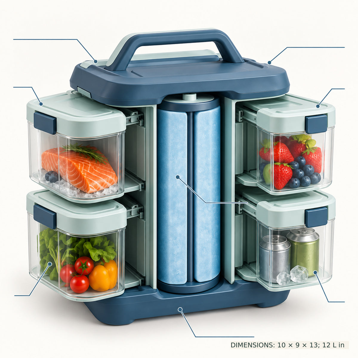 Freeze Layer Lunch Vault