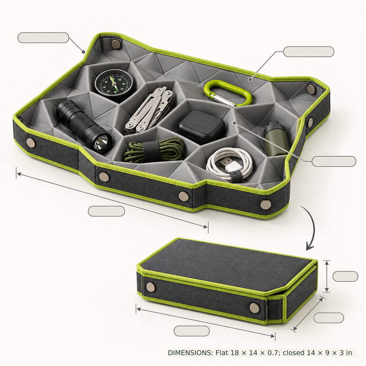 Memory Grid Gear Tray