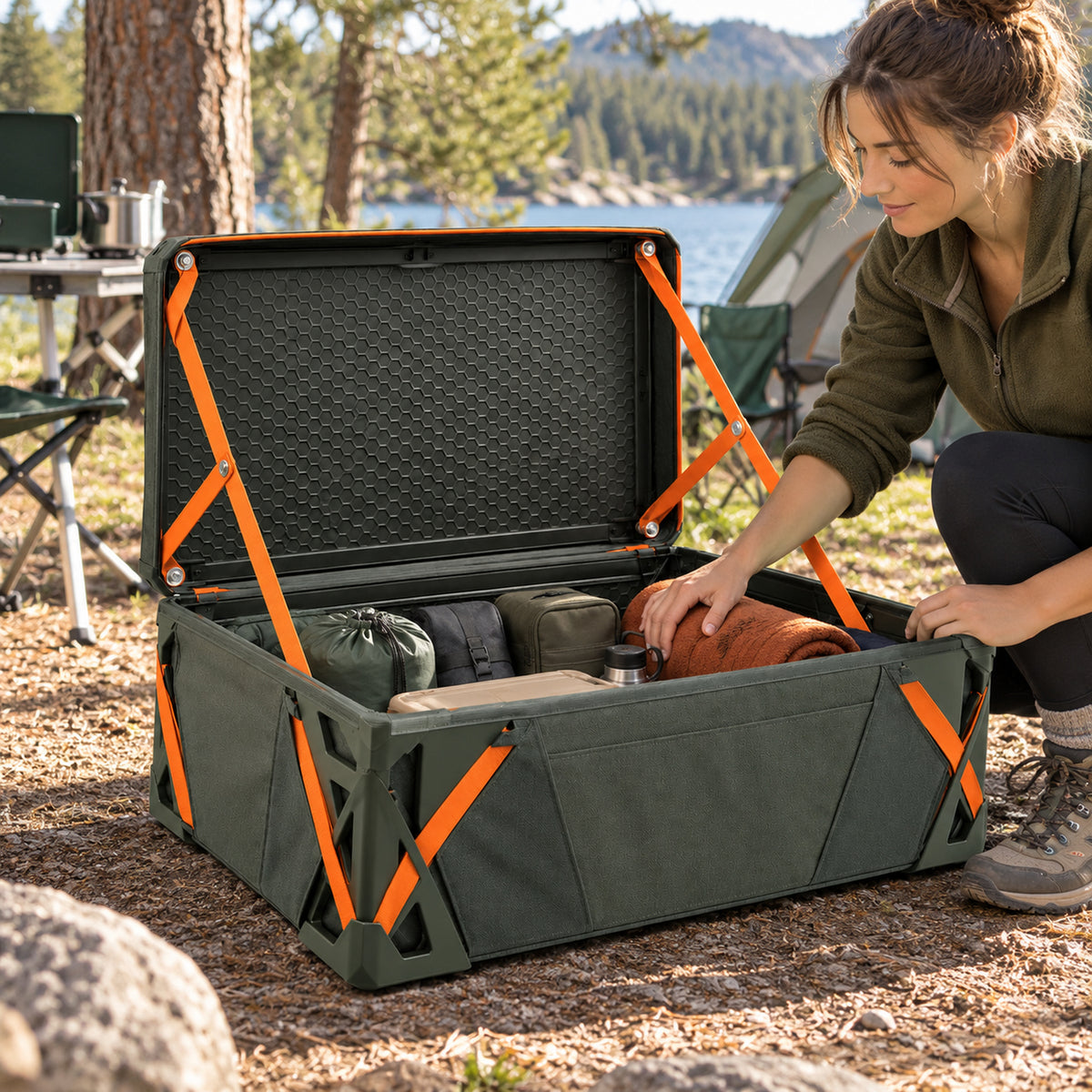 Ribcase Camp Trunk