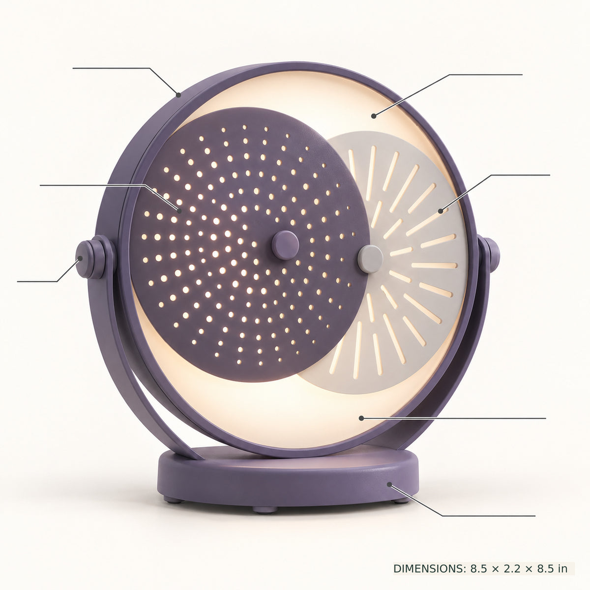 Shadow Dial Table Light
