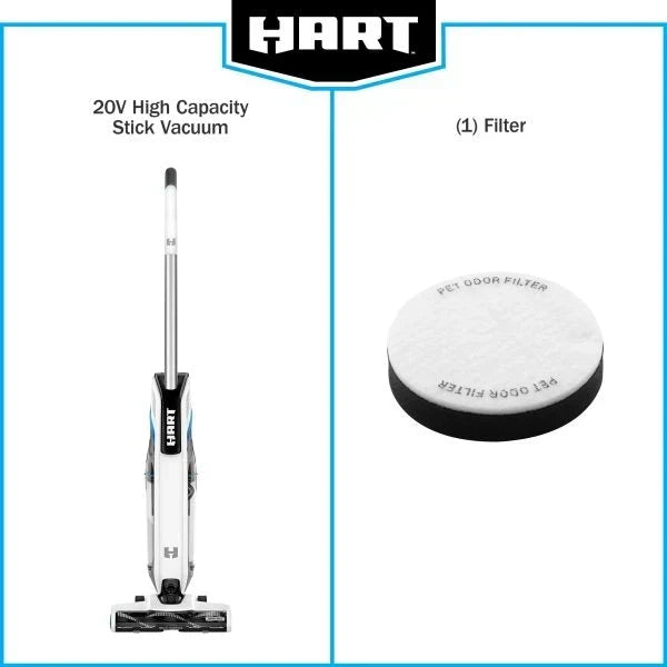 20-Volt High Capacity Cordless Stick Vacuum (Battery Not Included)