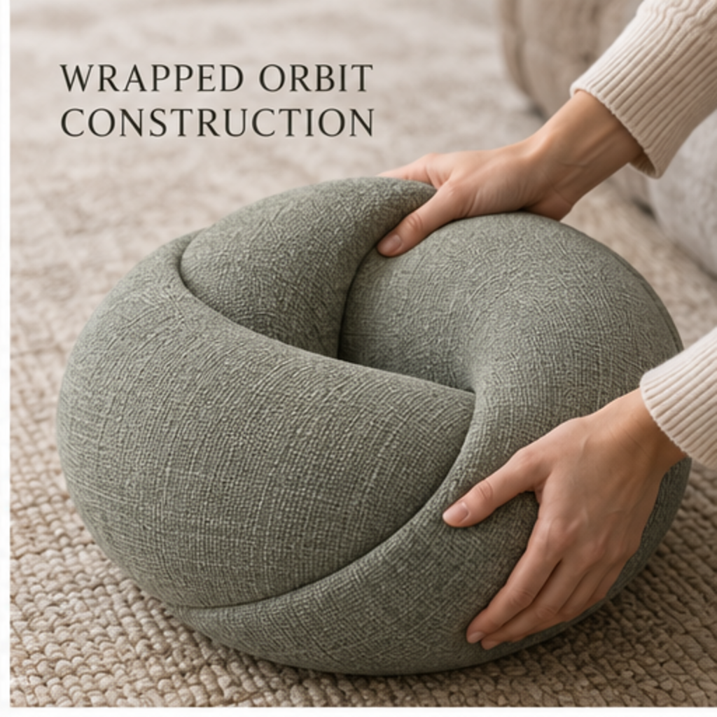 Orbit Knot Accent Pillow