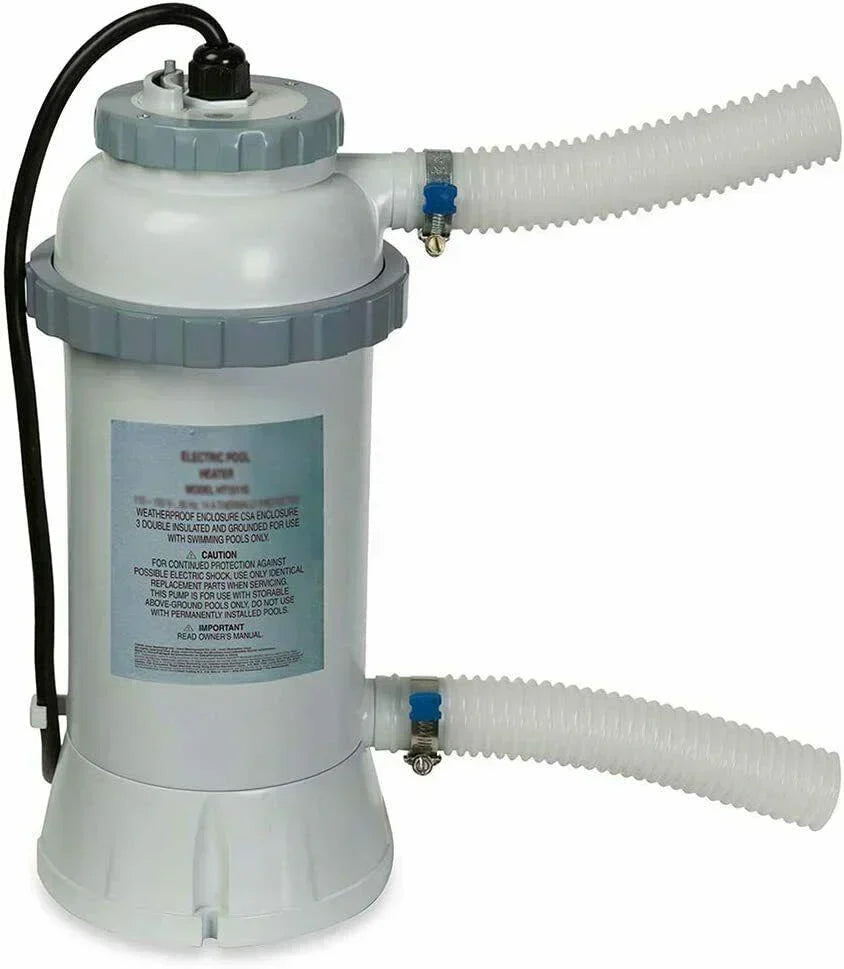 Intex 28684 Electric Pool Heater, 3000W, for Above Ground Pools up to 179 7/8in, Auto Shut-off