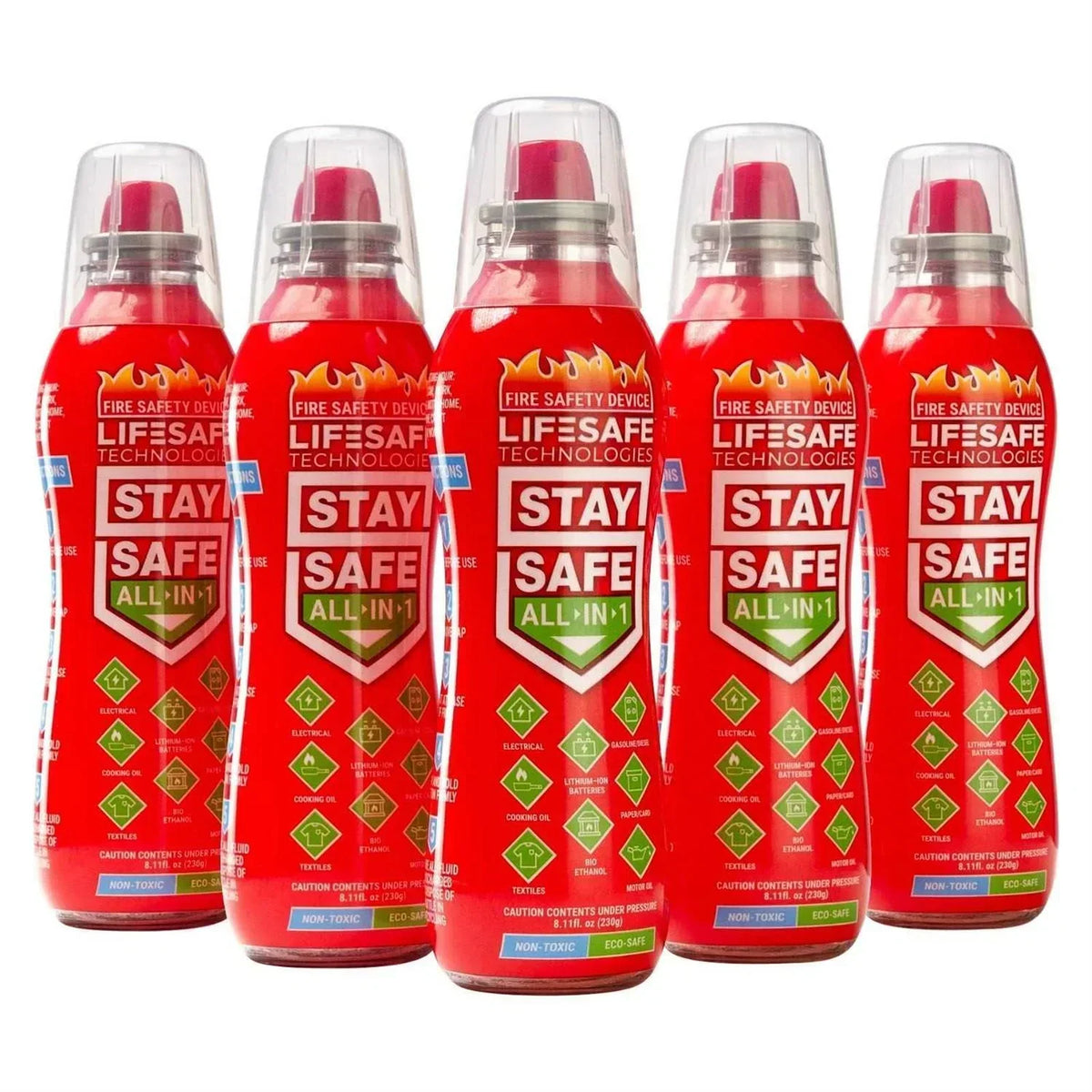 LifeSafe Technologies StaySafe All-in-1 Fire Extinguisher
