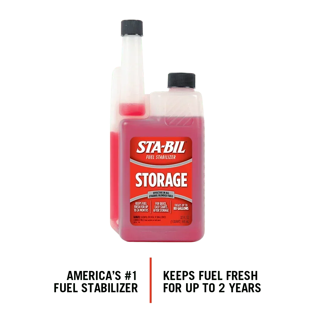 STA-BIL Storage Fuel Stabilizer Gasoline Treatment 32 Fl. Oz. - Treats 80 Gallons