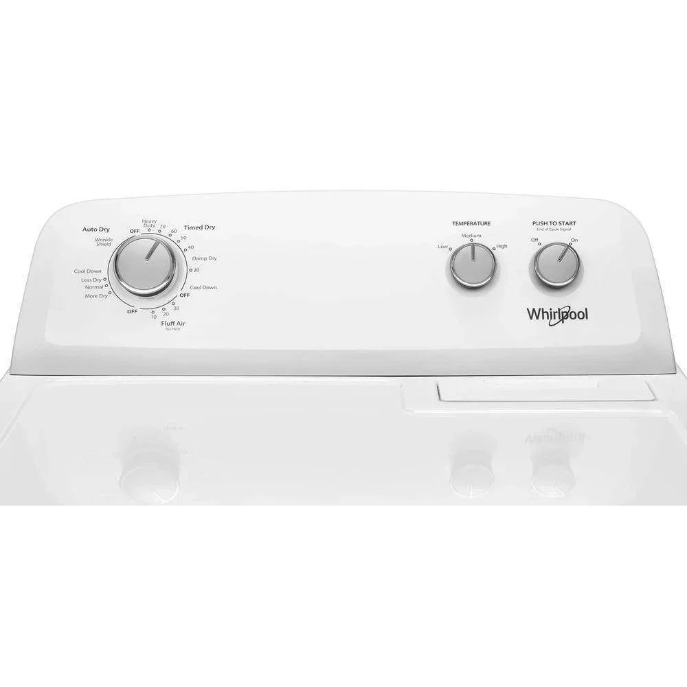 2025 Whirlpool 7.0 cu. ft. Electric Dryer, AutoDryTM System, Wrinkle ShieldTM, White