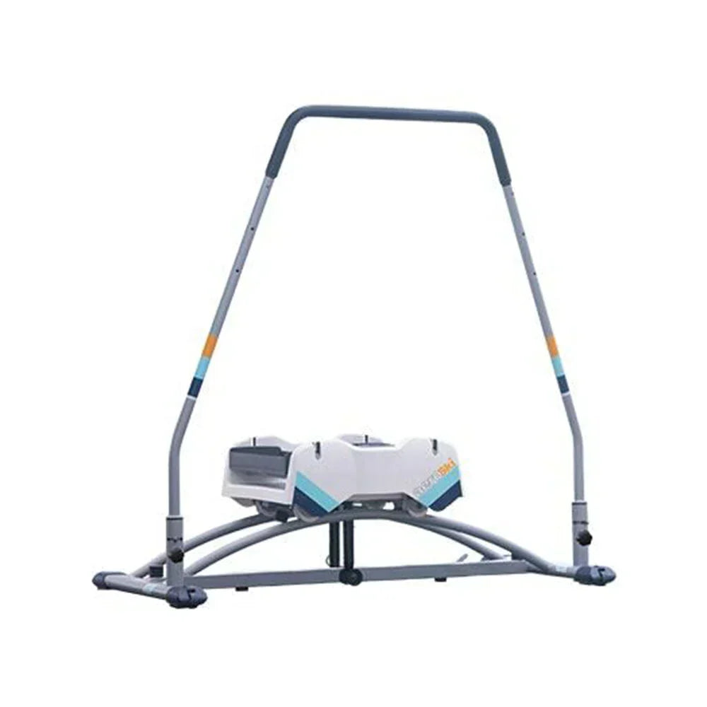 Aeroski 2.0 Ski Fitness Workout Machine with Recoil Spring Resistance Gray