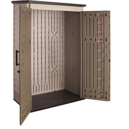 Rubbermaid garden shed, model 2025, 52 cubic feet (approx. 1.47 m3), weatherproof, lockable doors