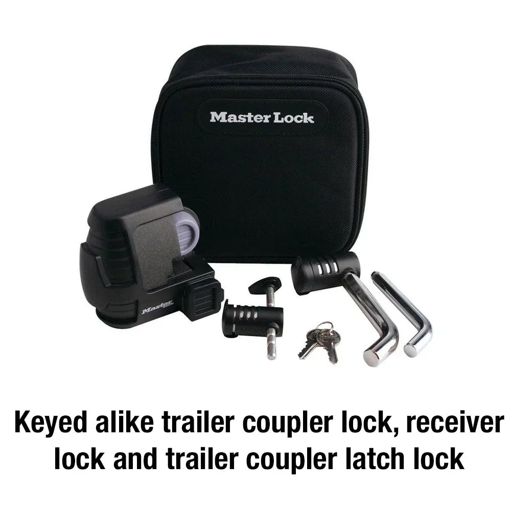 Master Lock Trailer Coupler And Receiver Lock Combo Pack - 3794DAT