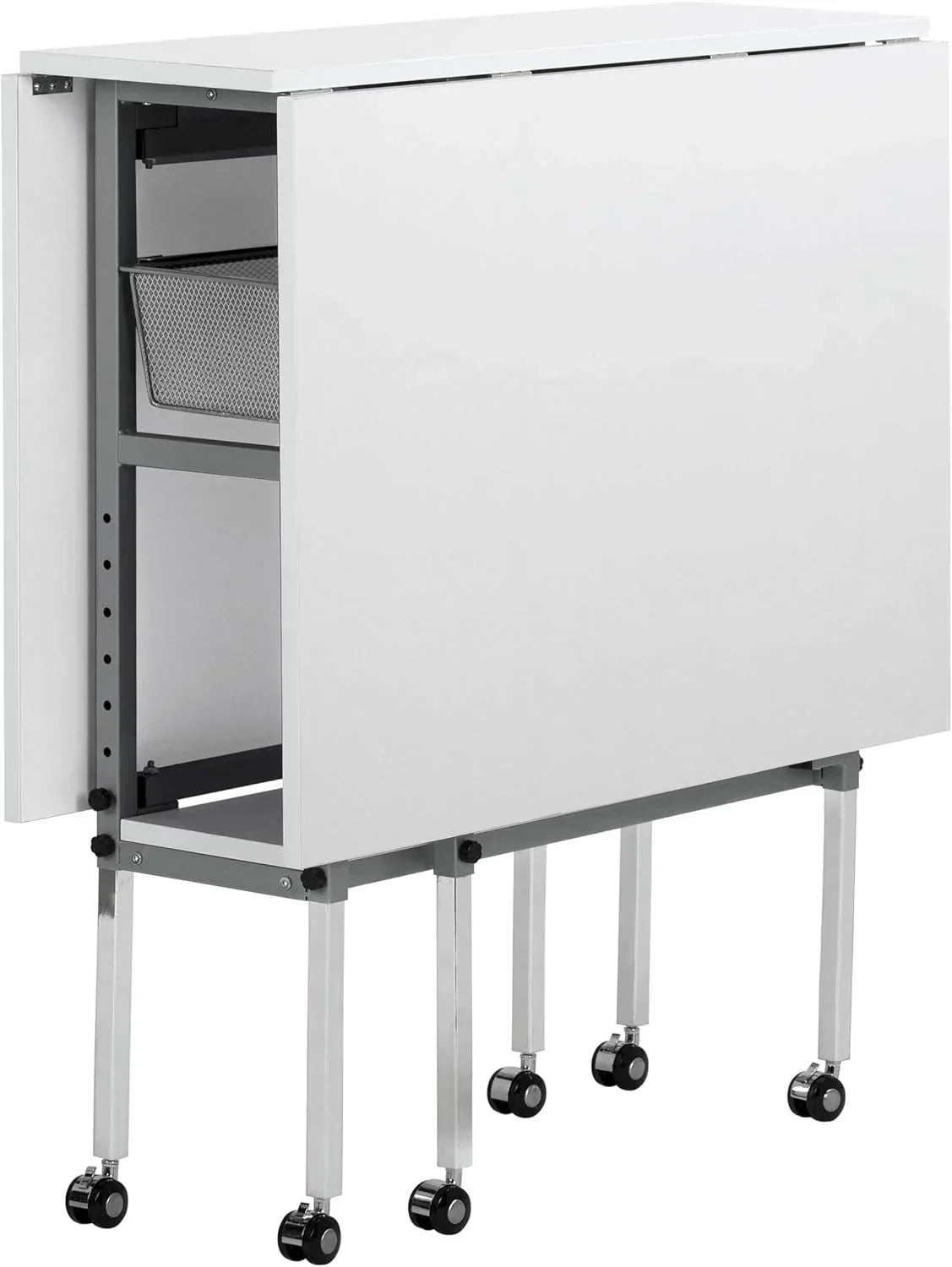 Sew Ready Hobby Cutting Table, 58.75"x36.5", White/Silver