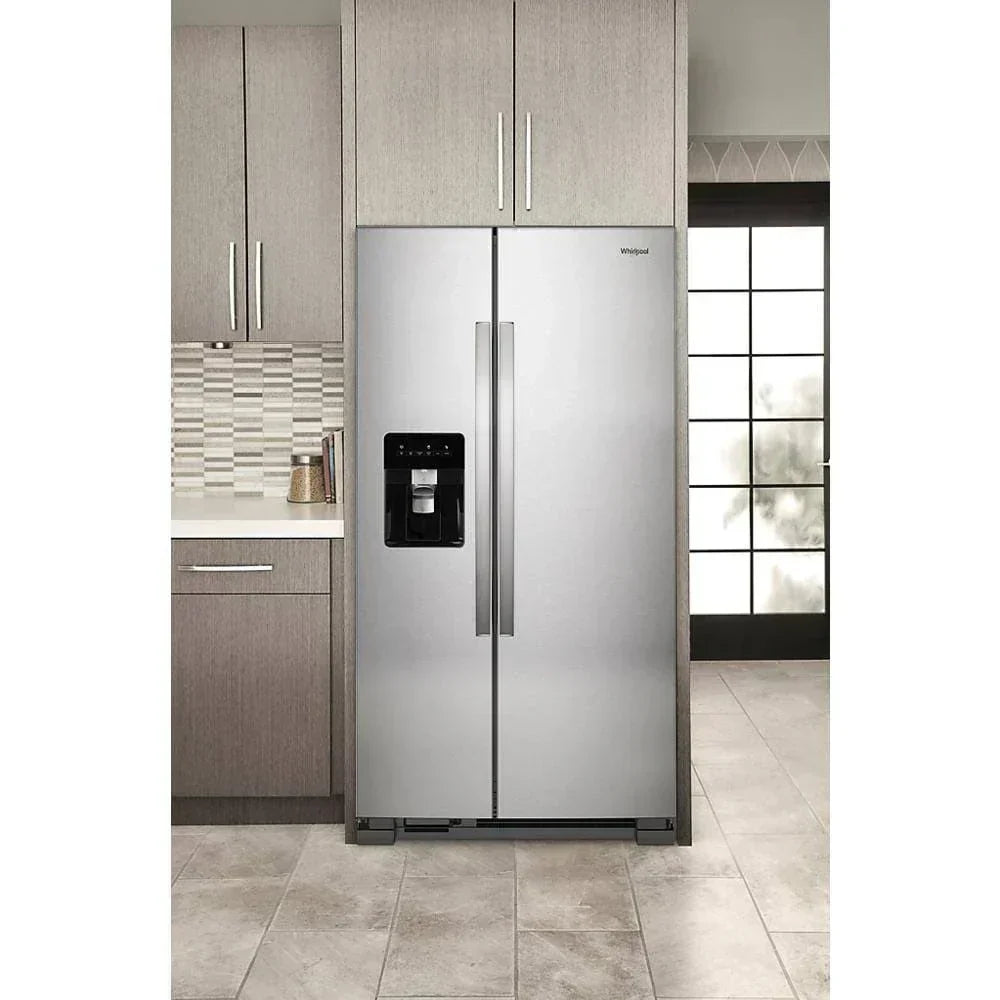 2025 36-Inch Wide Side-By-Side Refrigerator - 24 Cu. ft. Stainless Steel