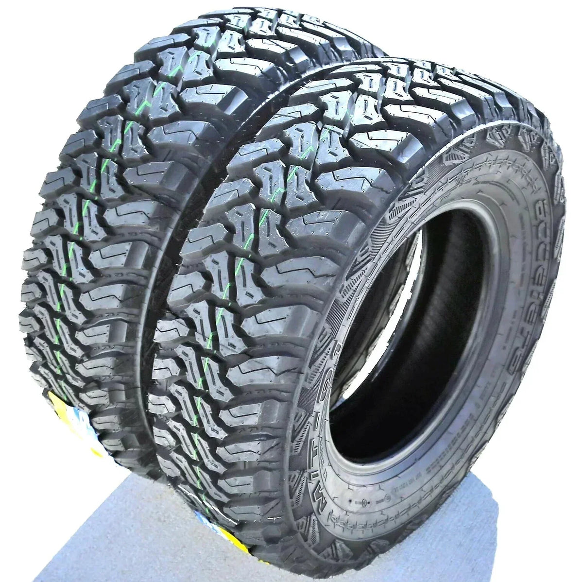 Pair of 2 (TWO) Accelera M/T-01 LT 235/75R15 Load C 6 Ply MT Mud Tires
