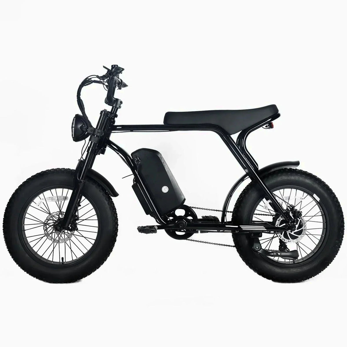 Electric Mountain Bike For Adults, 20 x 4.0 Fat Tires, 1000W Motor, 48V 20Ah Battery, Black - G-M1Sp