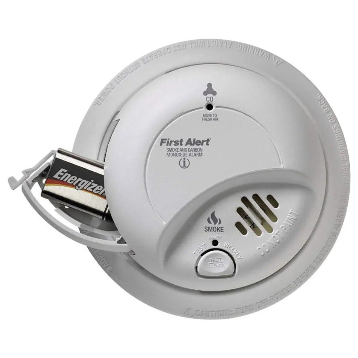 First Alert BRK SC9120B (2 Pack) Smoke & Carbon Monoxide Detector W/ Batt Backup