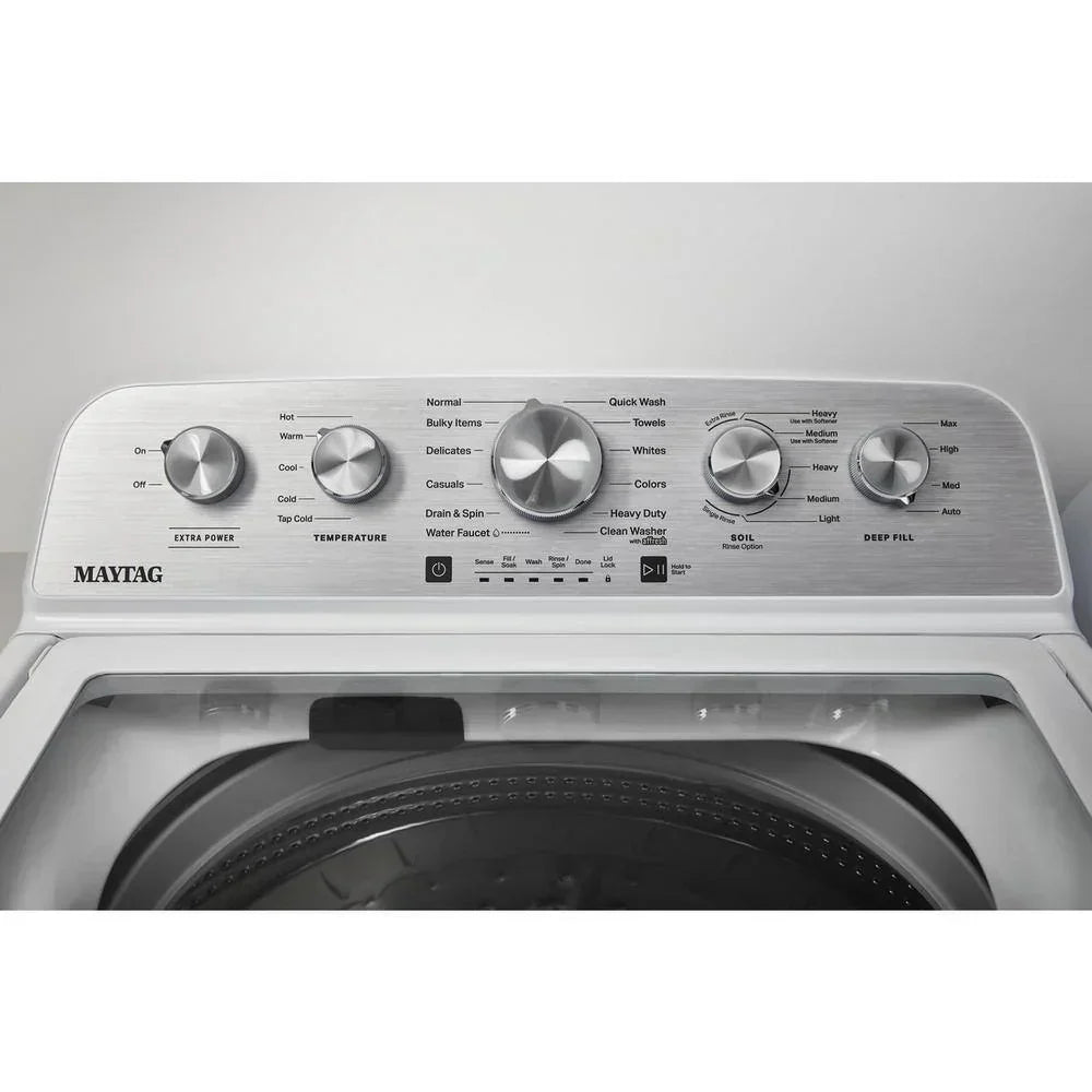 2025 4.8 cu. ft. Top Load Washer with Extra Power Boost, White – MVW5430MW