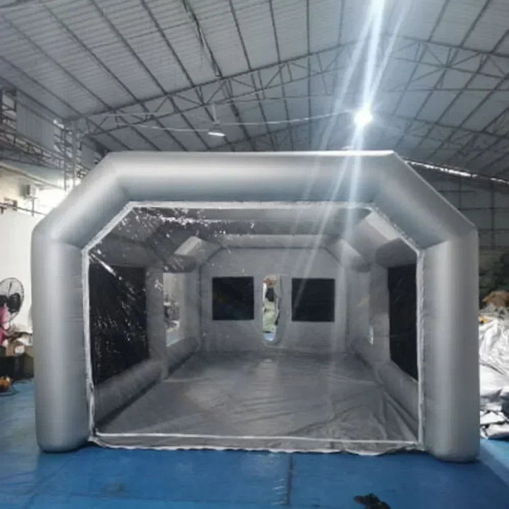 Inflatable Car Paint Spray Booth Work Tent With Filter System 26 x 15 x 10 Ft