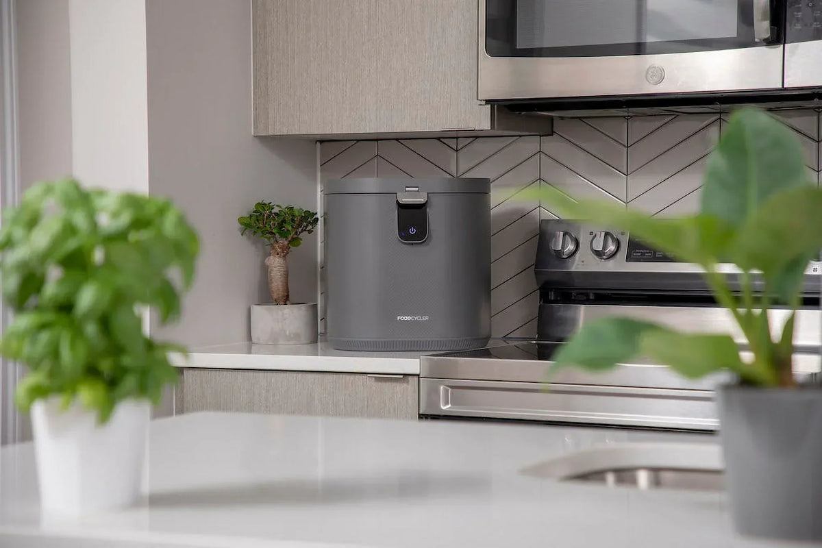 Foodcycler Eco 5 Odorless Indoor Compost Electric Food Waste Disposer 5 L, Gray