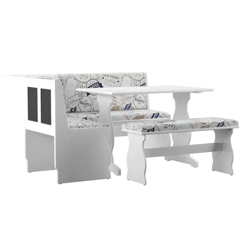 Hannah Breakfast Nook 3-piece Dining Set