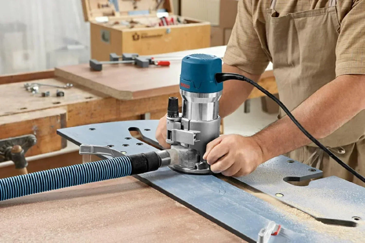 BOSCH Wood Router Tool Combo Kit, 12 Amp, 2.25 Horsepower - 1617EVSPK