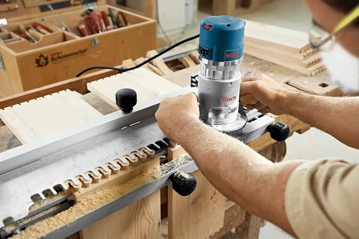 BOSCH Wood Router Tool Combo Kit, 12 Amp, 2.25 Horsepower - 1617EVSPK