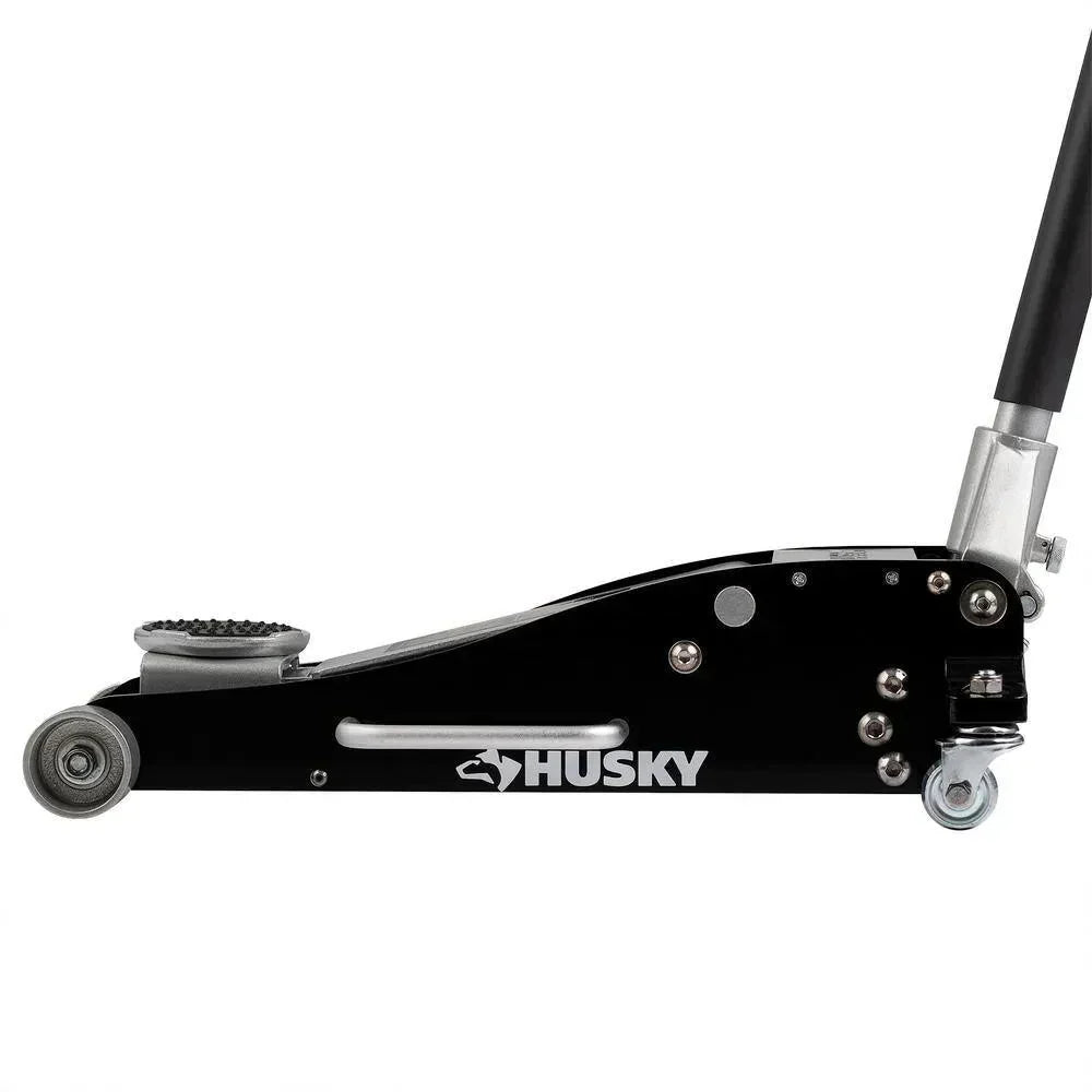 Husky 3-Ton Aluminum and Steel Car Jack, 4 in. to 18-1/2 - HPL4751