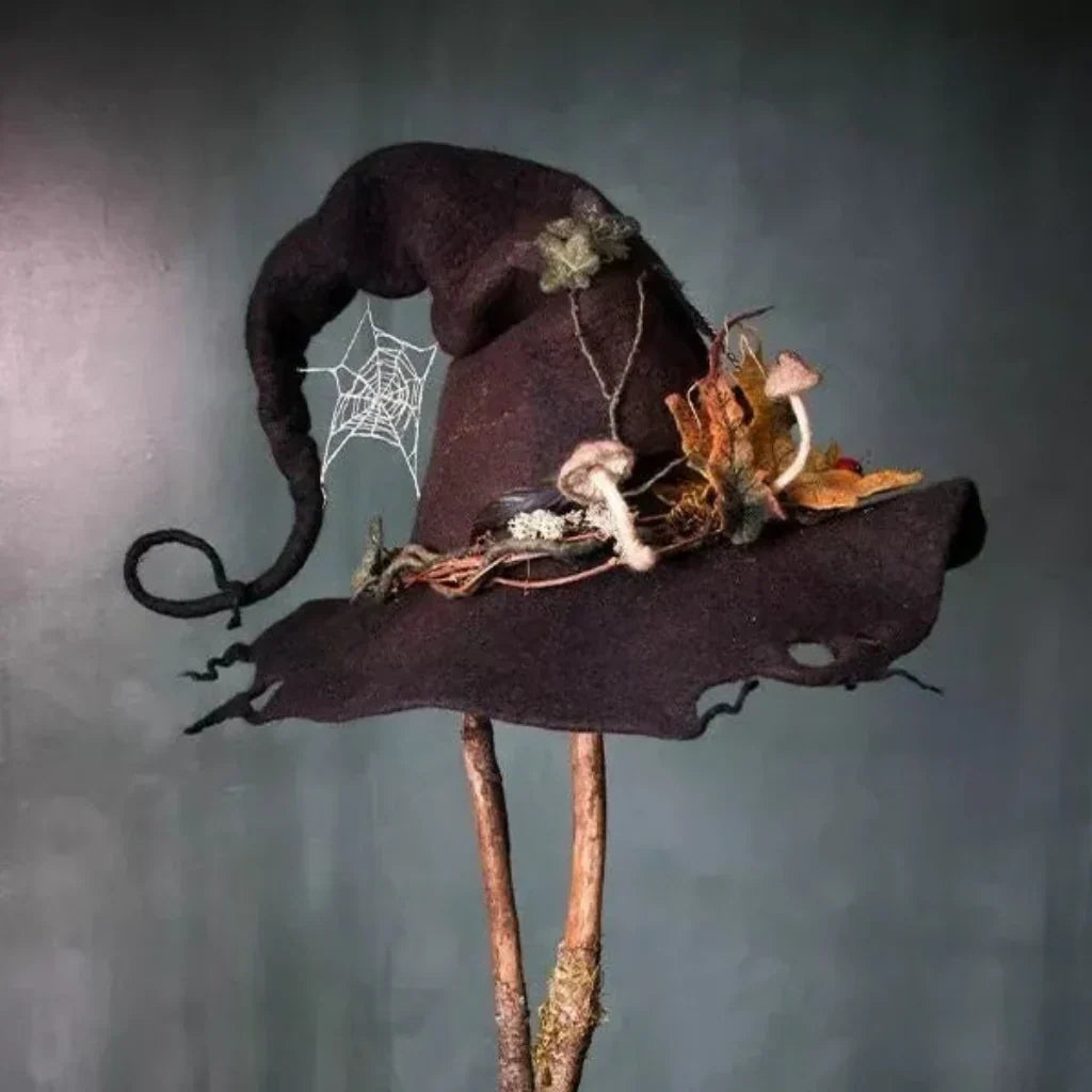 Halloween Costumes Witch Hat Floral Design