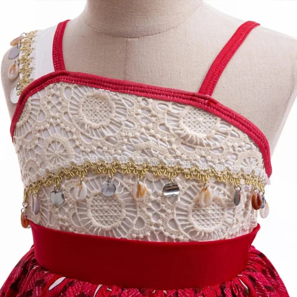 Halloween Costumes Girls Island Princess Dress Outfit
