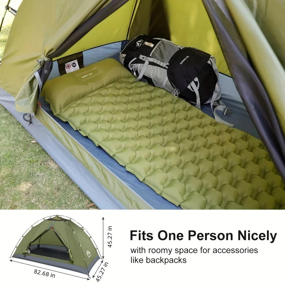 Kunkun E-commerce Backpacking Tent, 1 Person, Single-Size, Green