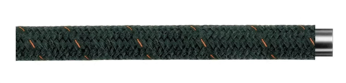 Aeroquip StartLite Racing Hose 6AN 20 ft Black Braided Stainless Steel - FCU0620