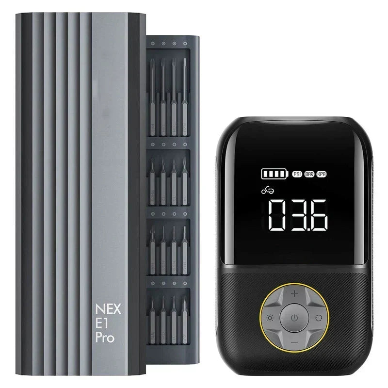 X8 Tire Inflator And E1 PRO Precision Electric Screwdriver