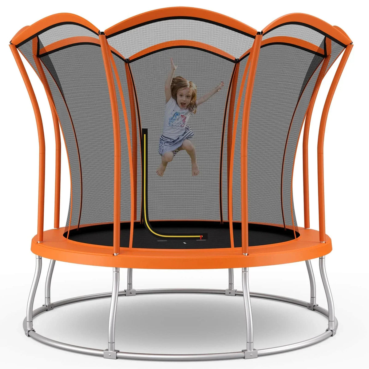 Outdoor Trampoline 8 FT/10 FT Flower Shape - ASTM Approved
