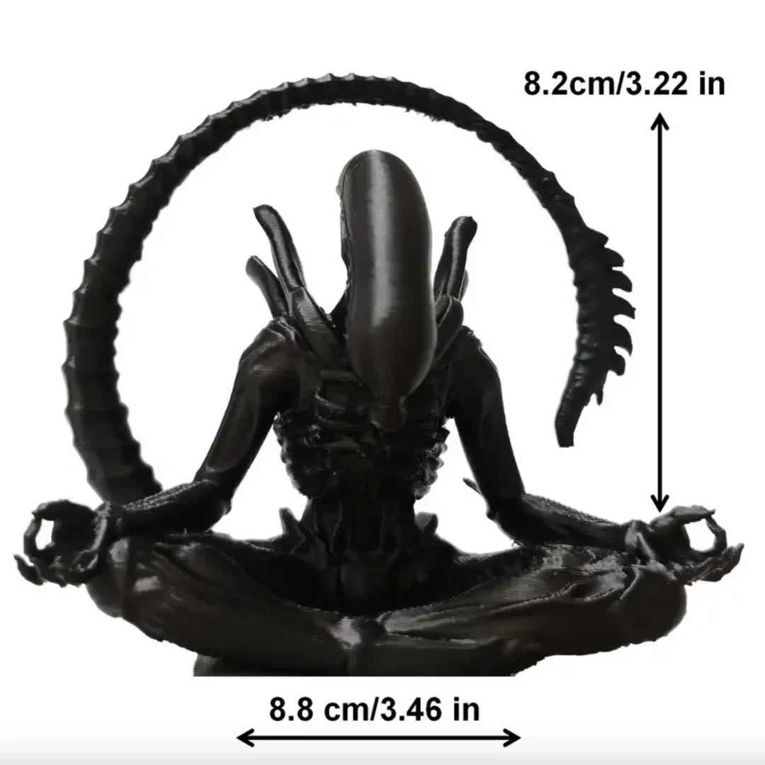 Chillomorph™ - Meditating Xenomorph Figurine
