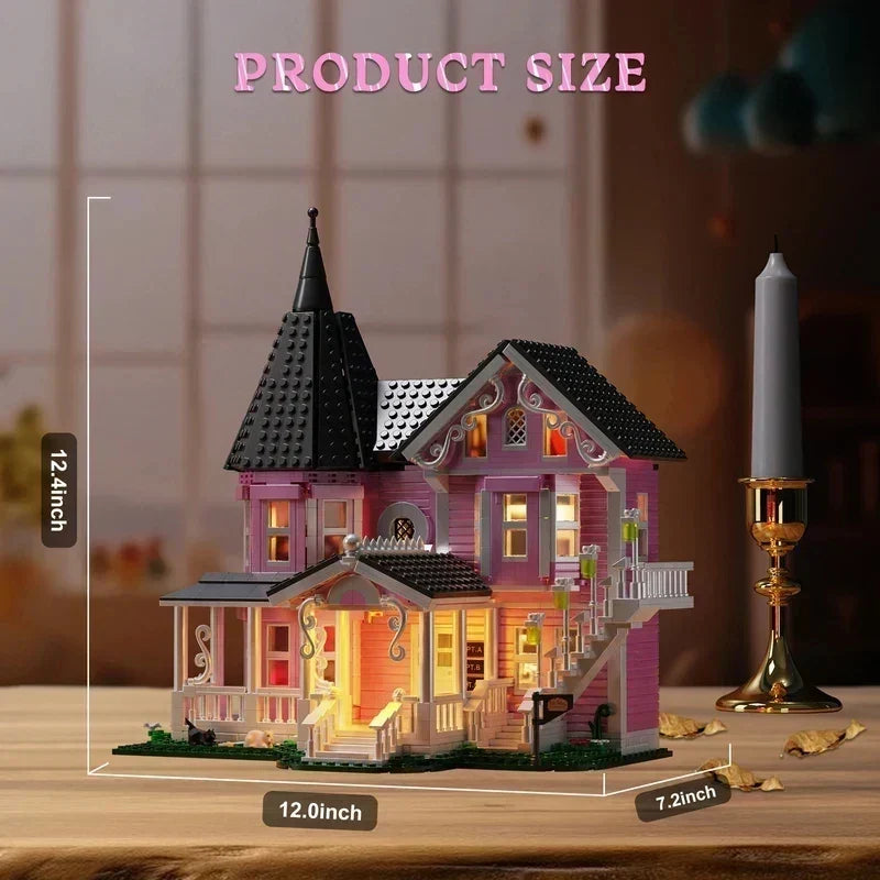1,349-Piece Illuminated Halloween Building Block Set