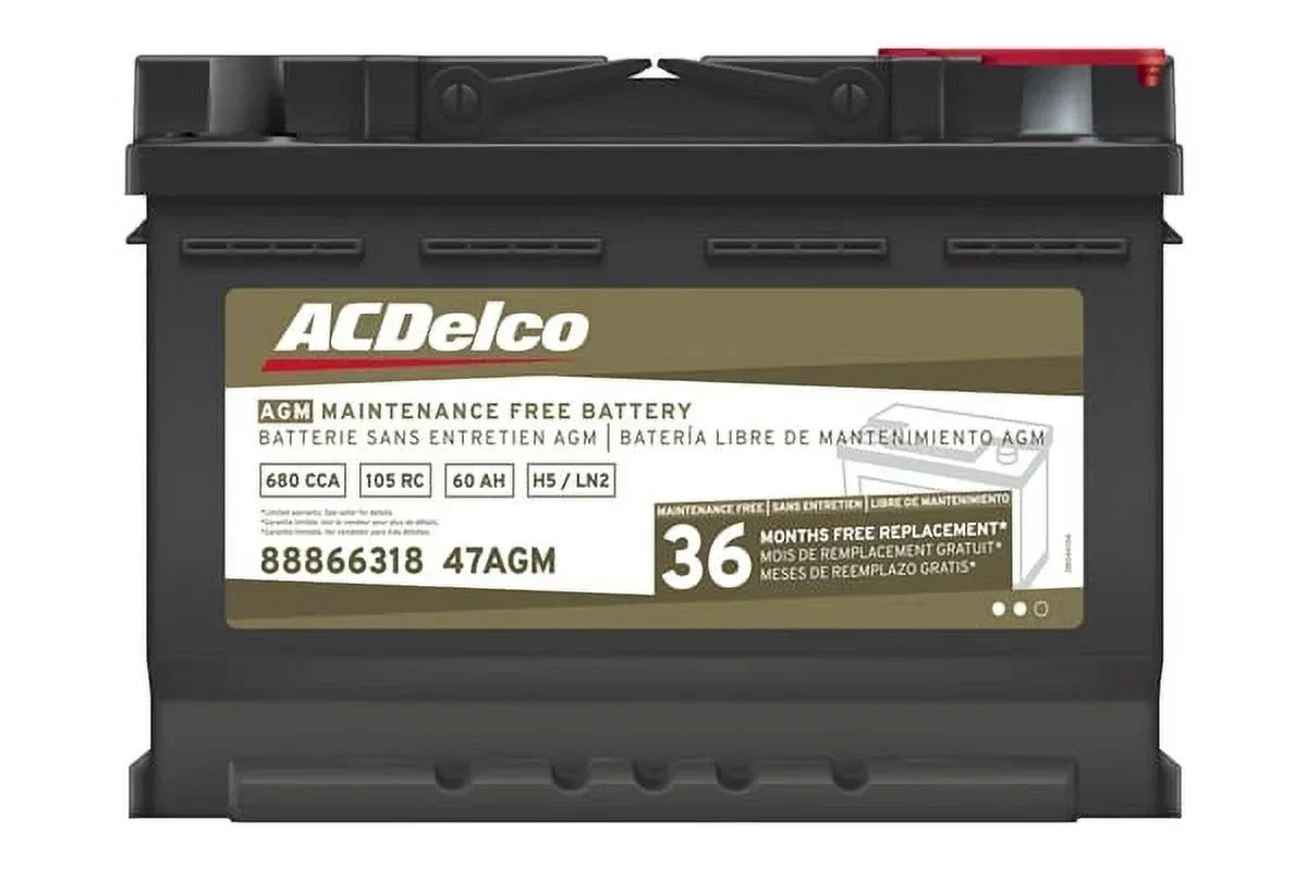 ACDelco Genuine Battery - 9.6 x 7.5 x 6.9 in